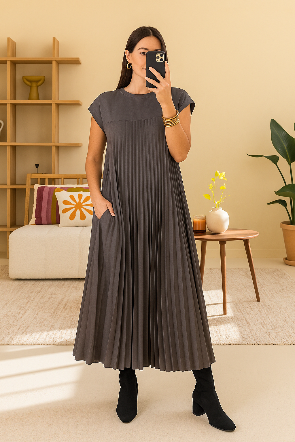 Eevi | Plisseret Kjole