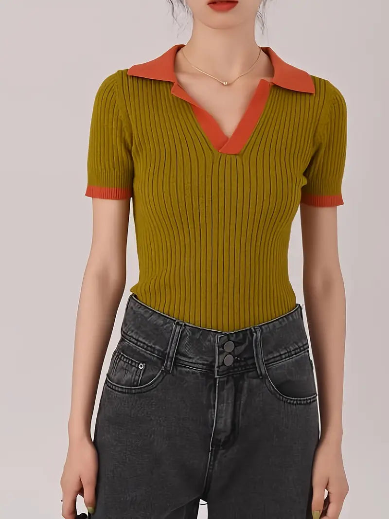 Olivia | Ribbineulottu poolopaita